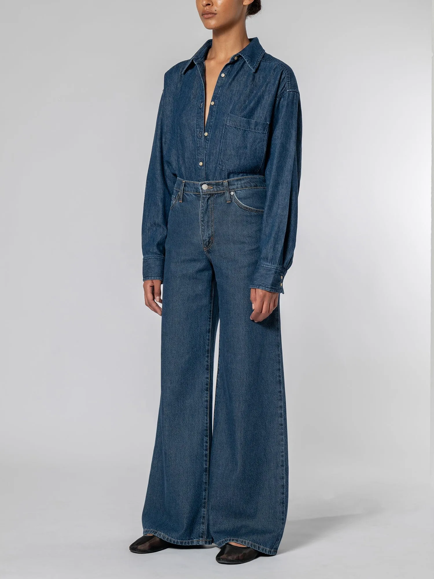 Carly Jean Soft Steel sold by Nobody Denim product image thumbnail 4