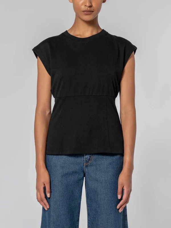 Bodice Tee Black sold by Nobody Denim