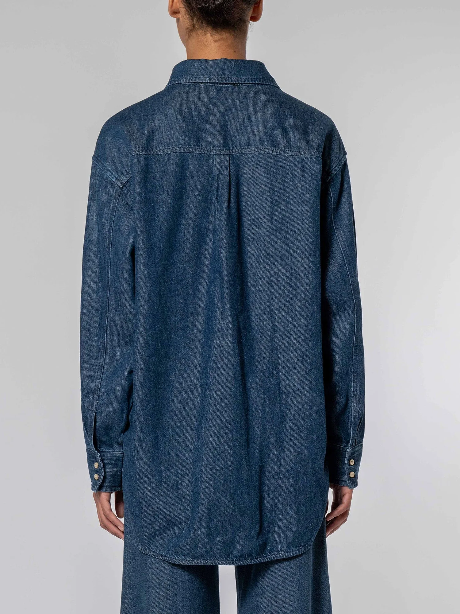 Tessa Shirt Blue Steel sold by Nobody Denim product image thumbnail 2