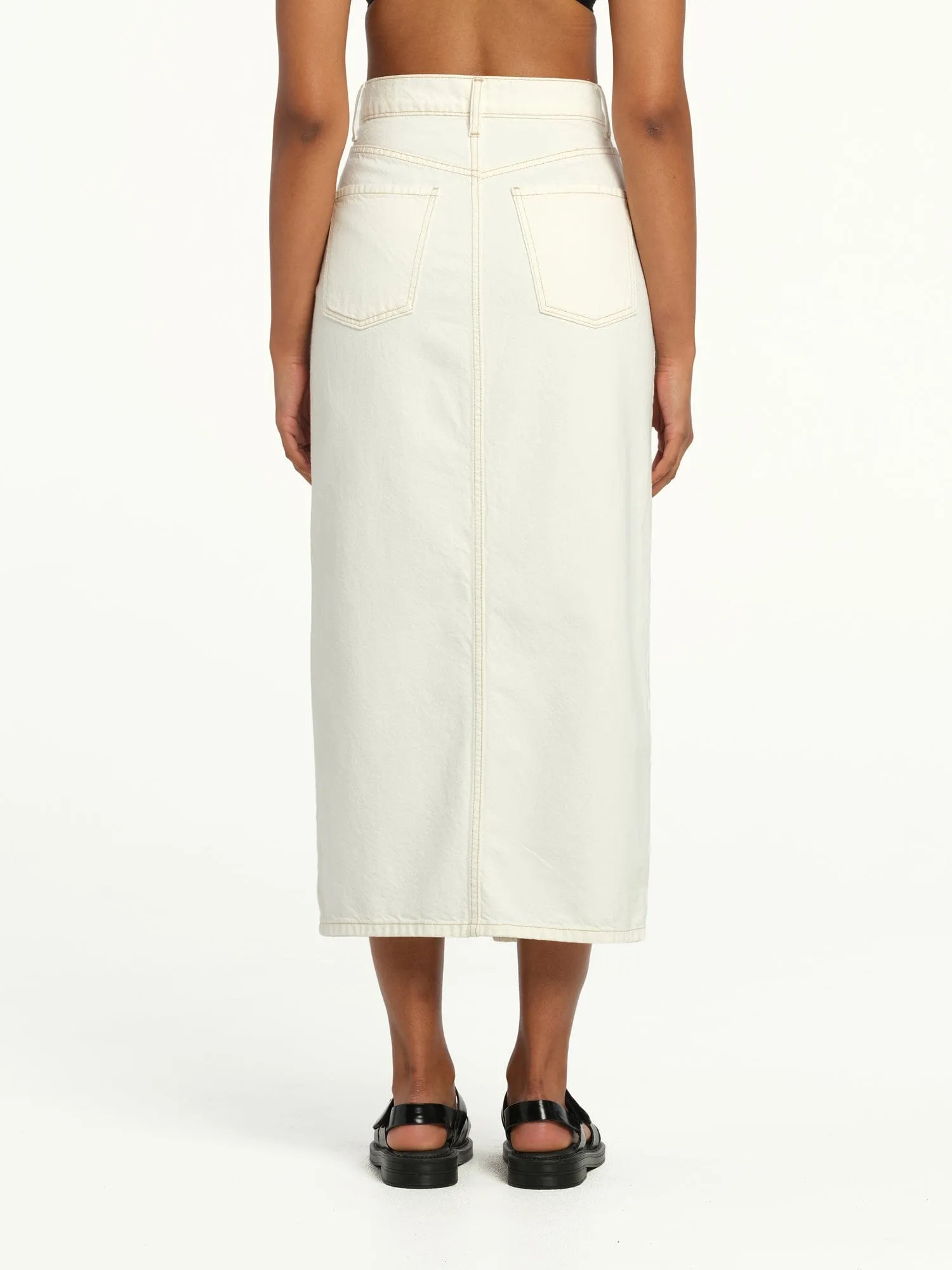 Avery Skirt Ivory sold by Nobody Denim product image thumbnail 4