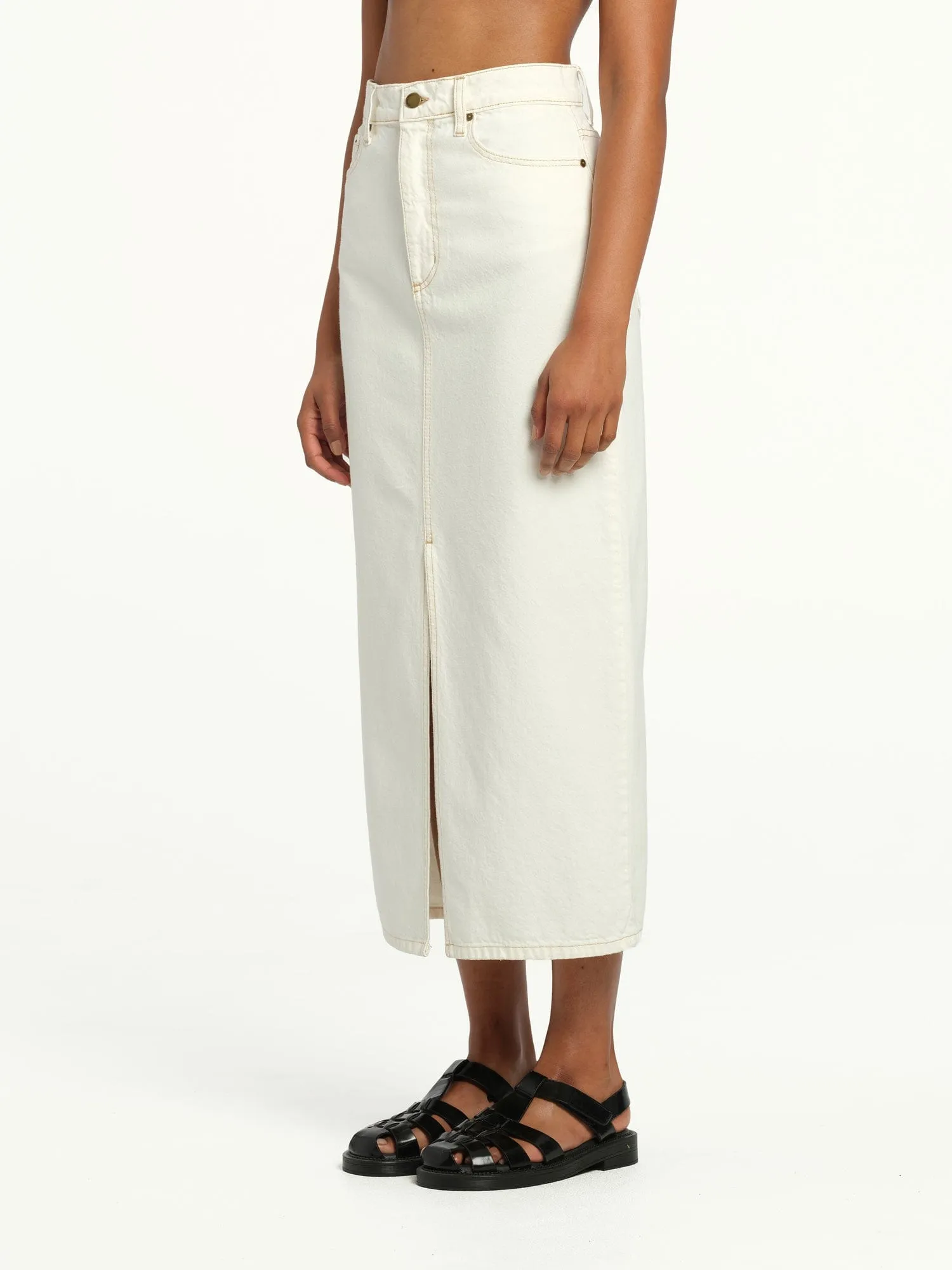 Avery Skirt Ivory sold by Nobody Denim product image thumbnail 3
