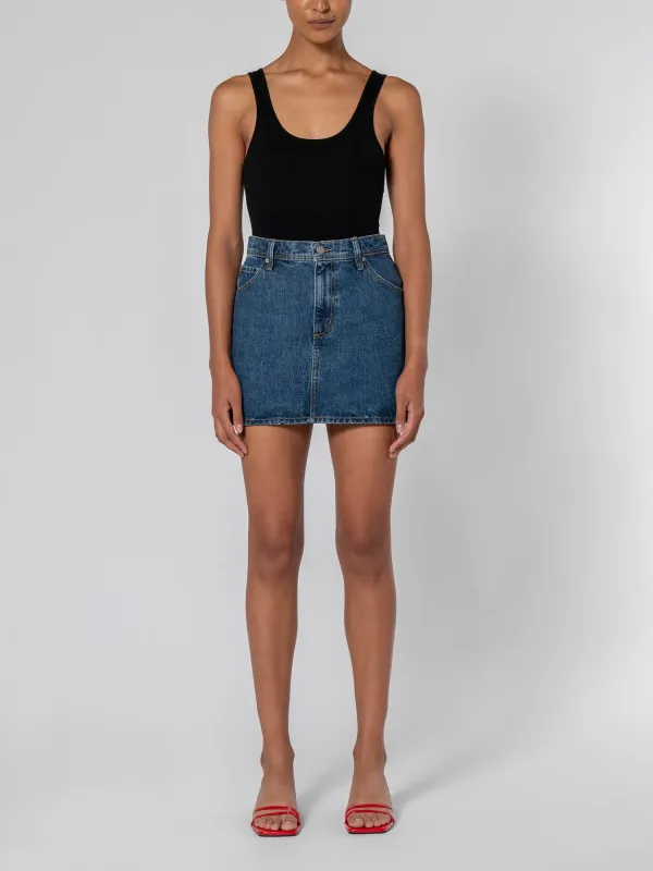 Harlow Skirt Antique Stone sold by Nobody Denim