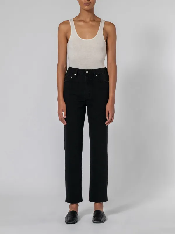 Evelyn Jean Pitch Black sold by Nobody Denim