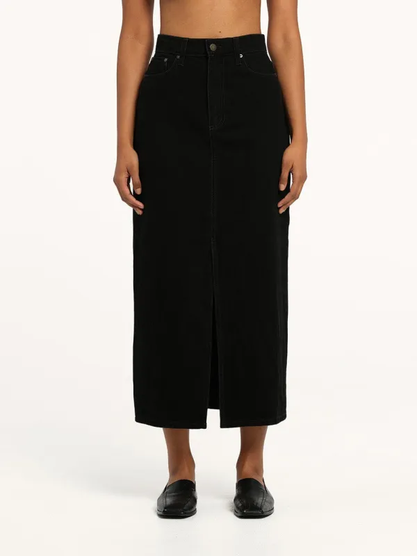 Avery Skirt Black sold by Nobody Denim