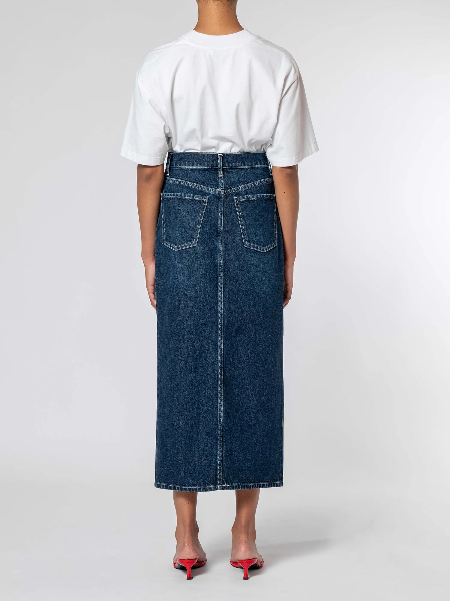 Avery Skirt Deep Blue sold by Nobody Denim product image thumbnail 3