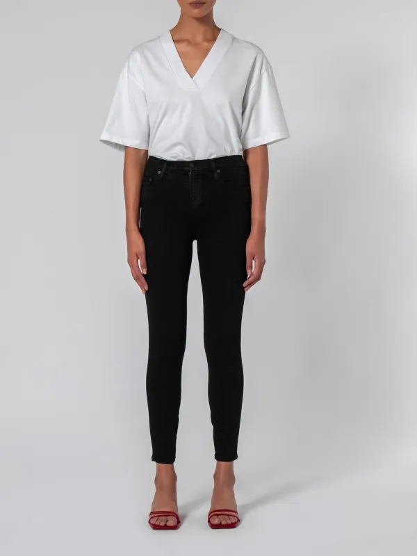 Cult Skinny Ankle Power Blk sold by Nobody Denim