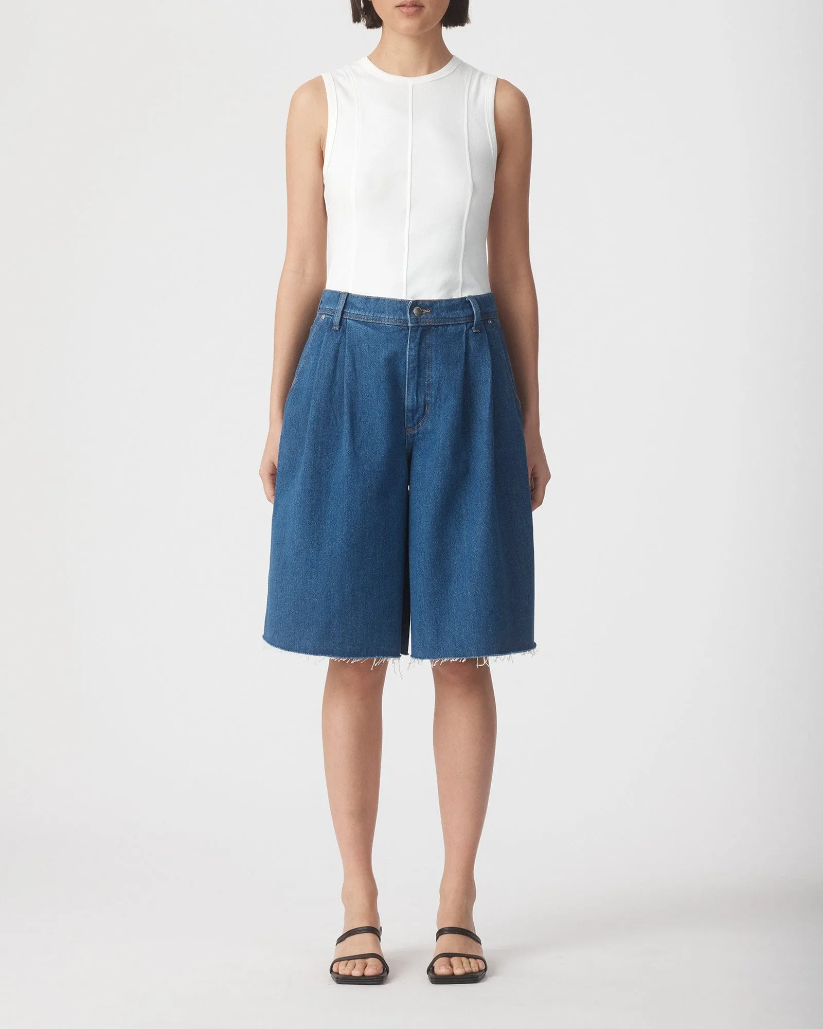 Pleat Short Amalfi sold by Nobody Denim