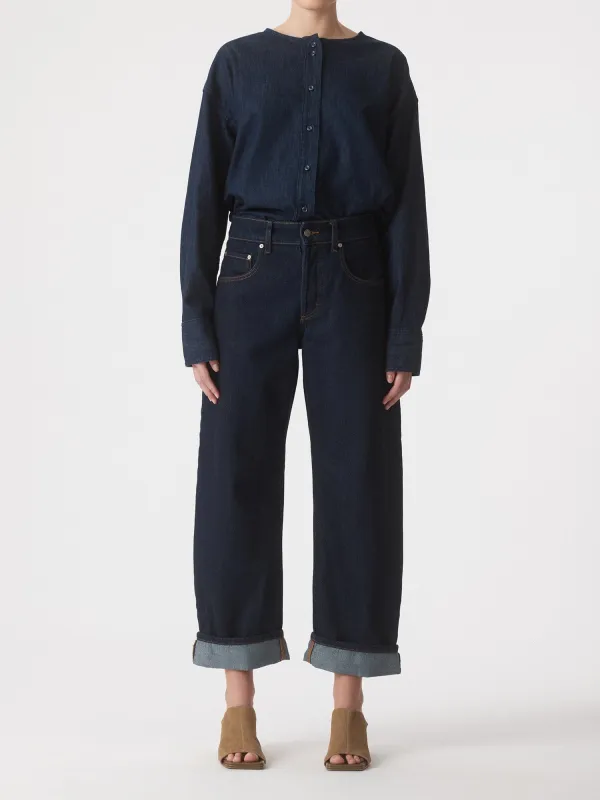 NEW | Nadia Jean Cuffed Pure Blue sold by Nobody Denim