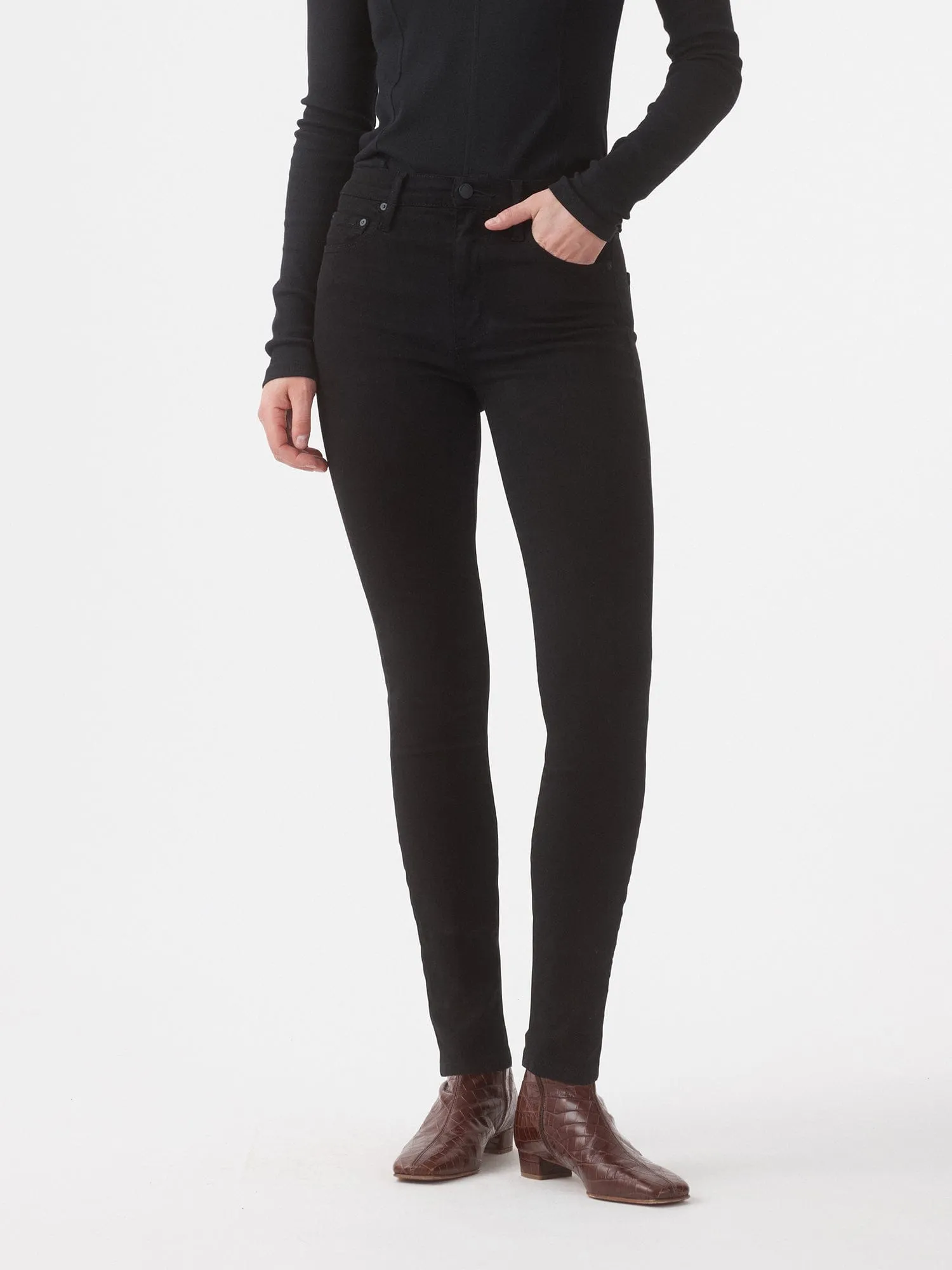 Cult Skinny Ankle Powerblack sold by Nobody Denim