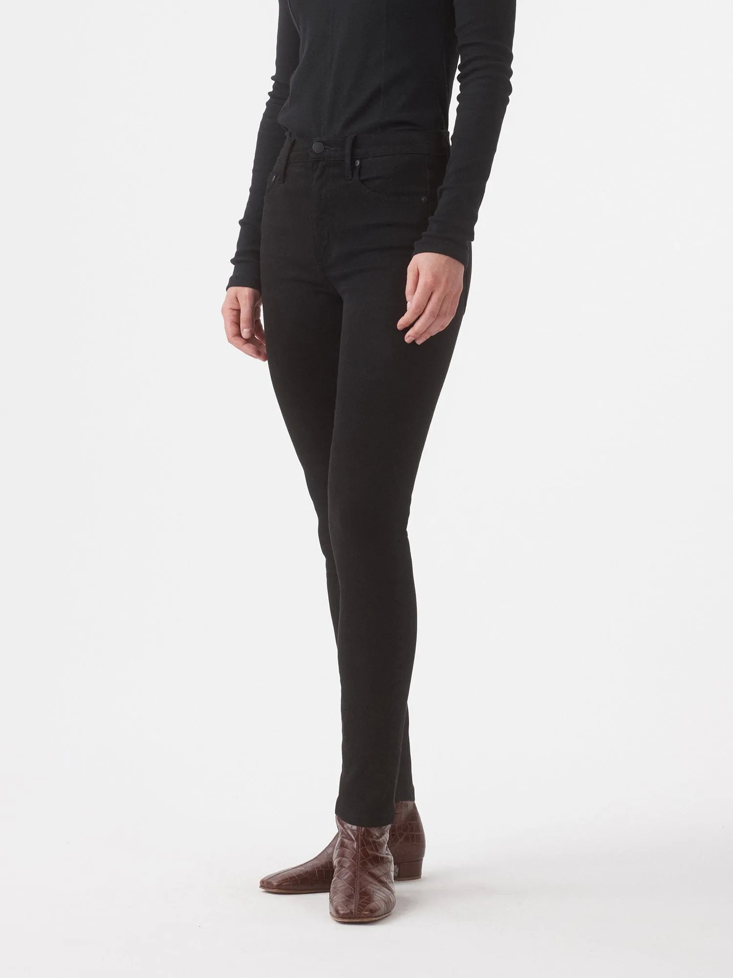 Cult Skinny Ankle Powerblack sold by Nobody Denim product image thumbnail 2