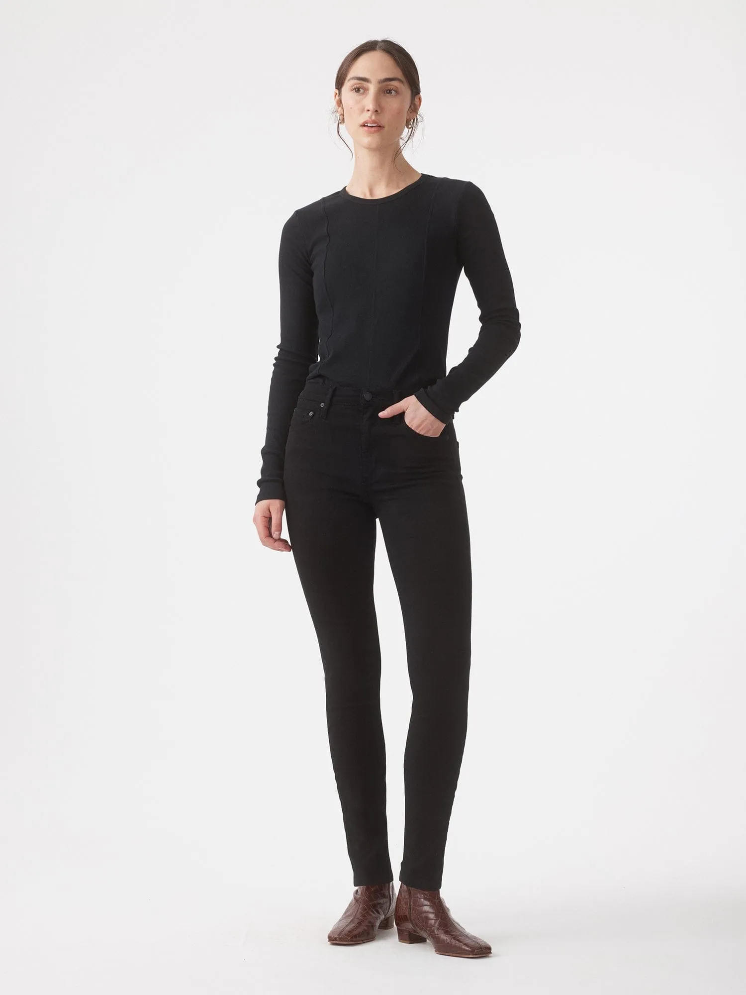 Cult Skinny Ankle Powerblack sold by Nobody Denim product image thumbnail 5