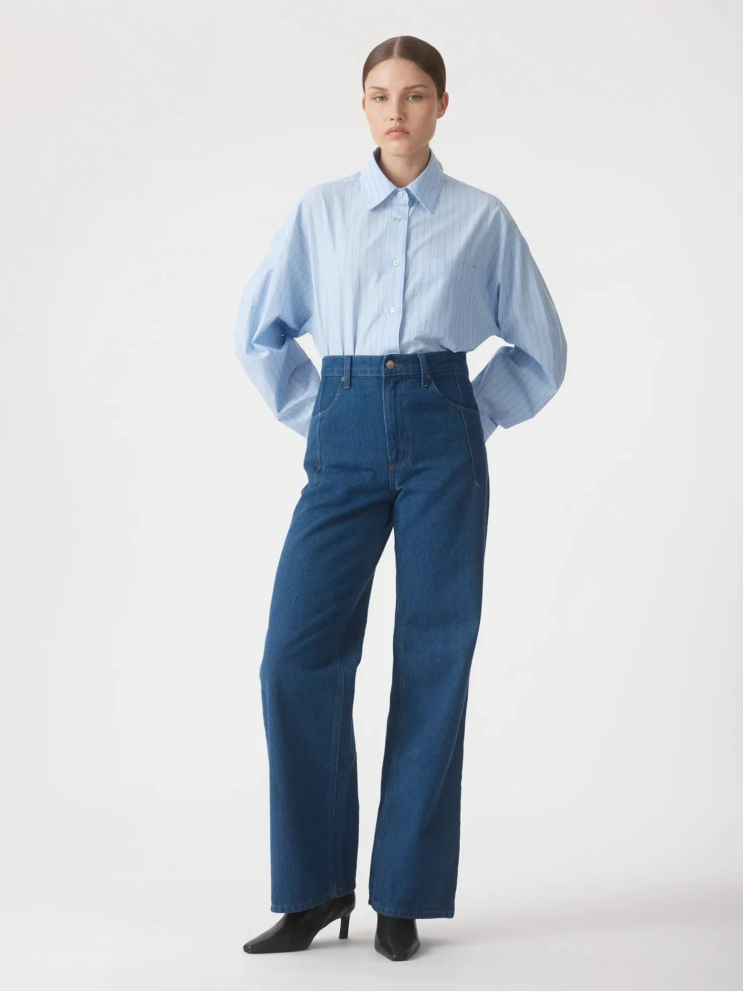 Dart Jean 70s Blue sold by Nobody Denim product image thumbnail 5