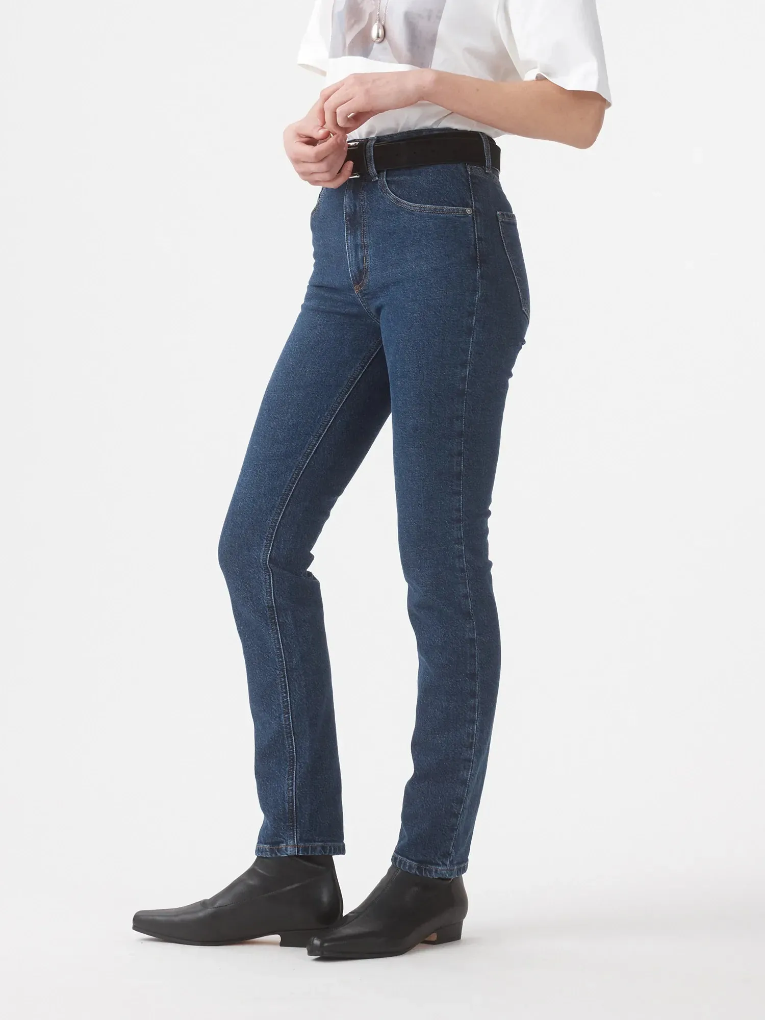NEW | Francesca Jean 31" Dark Stone sold by Nobody Denim product image thumbnail 3