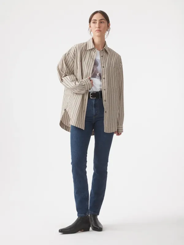 NEW | Francesca Jean 31" Dark Stone made by Nobody Denim