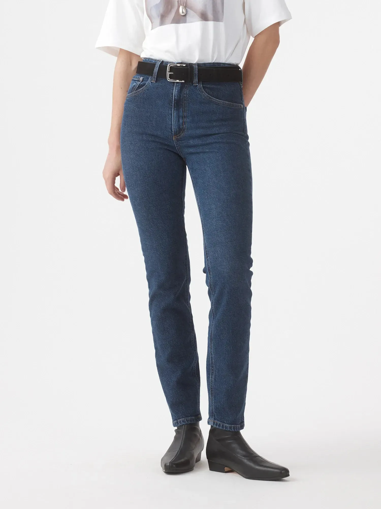 NEW | Francesca Jean 31" Dark Stone sold by Nobody Denim product image thumbnail 2