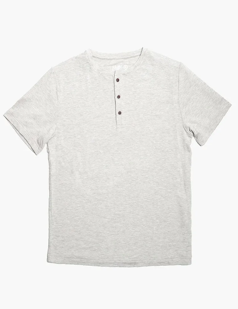 SMOKE CASHMERE HENLEY sold by Mugsy product image thumbnail 2