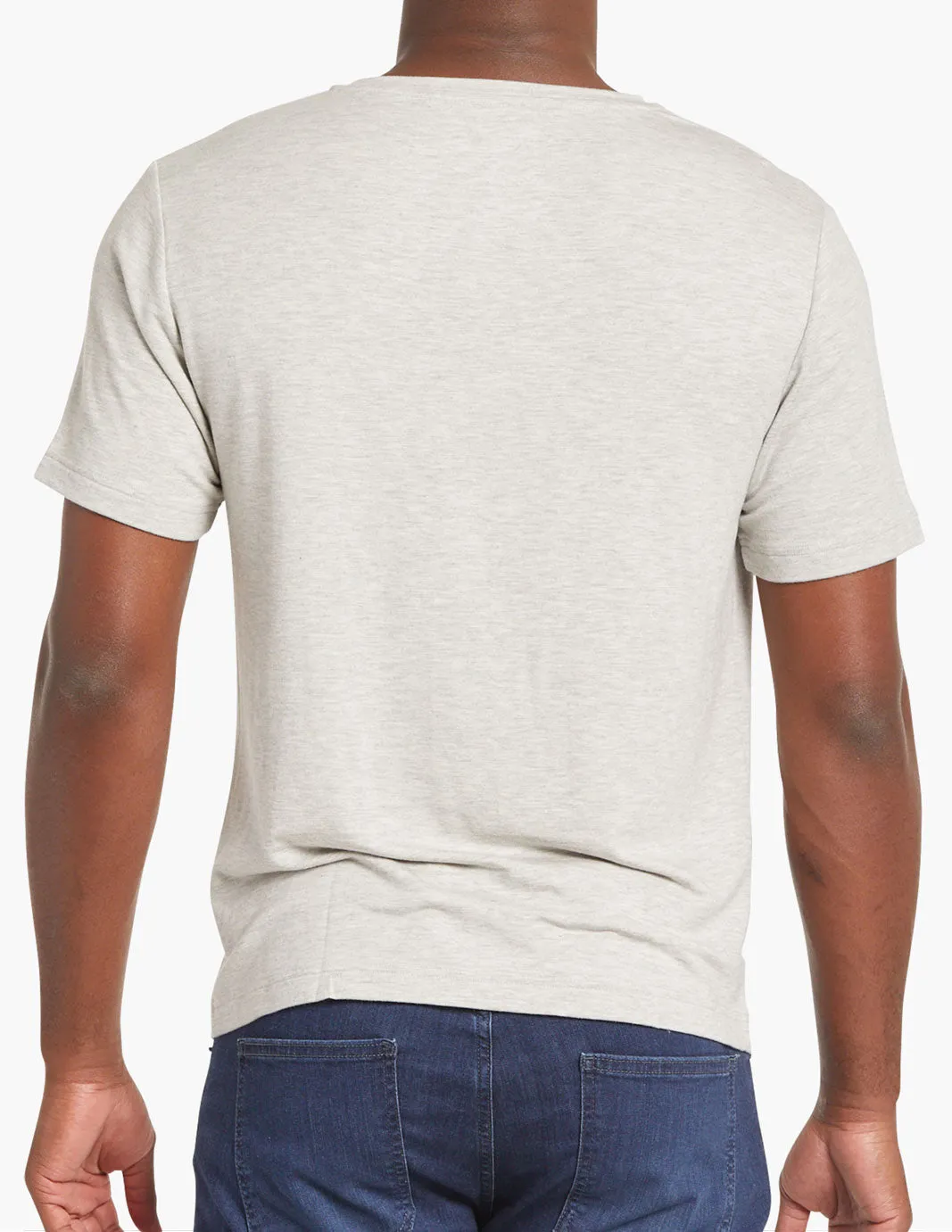 SMOKE CASHMERE HENLEY sold by Mugsy product image thumbnail 4