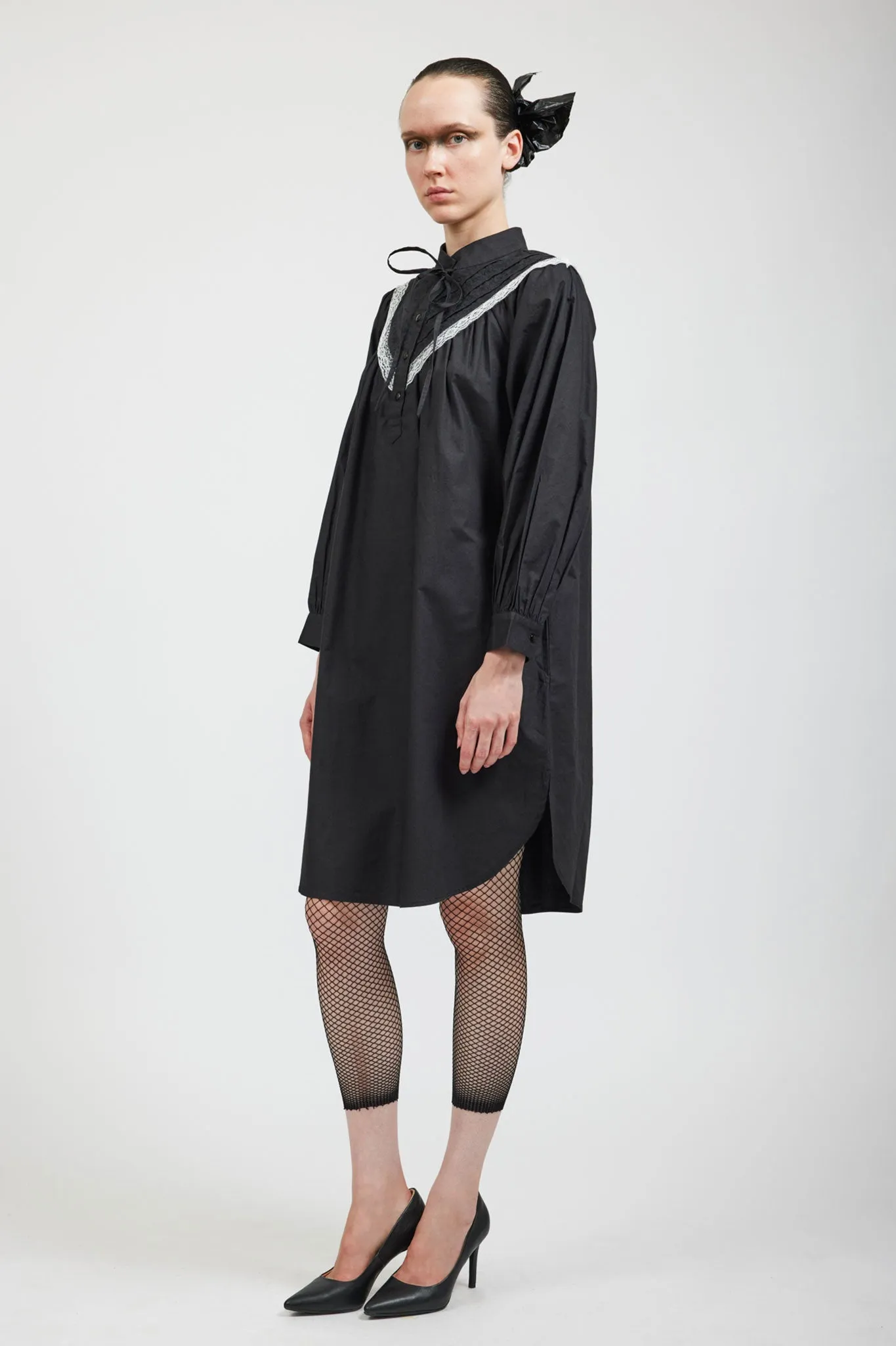 Landry Lace Dress in Black sold by Batsheva product image thumbnail 5