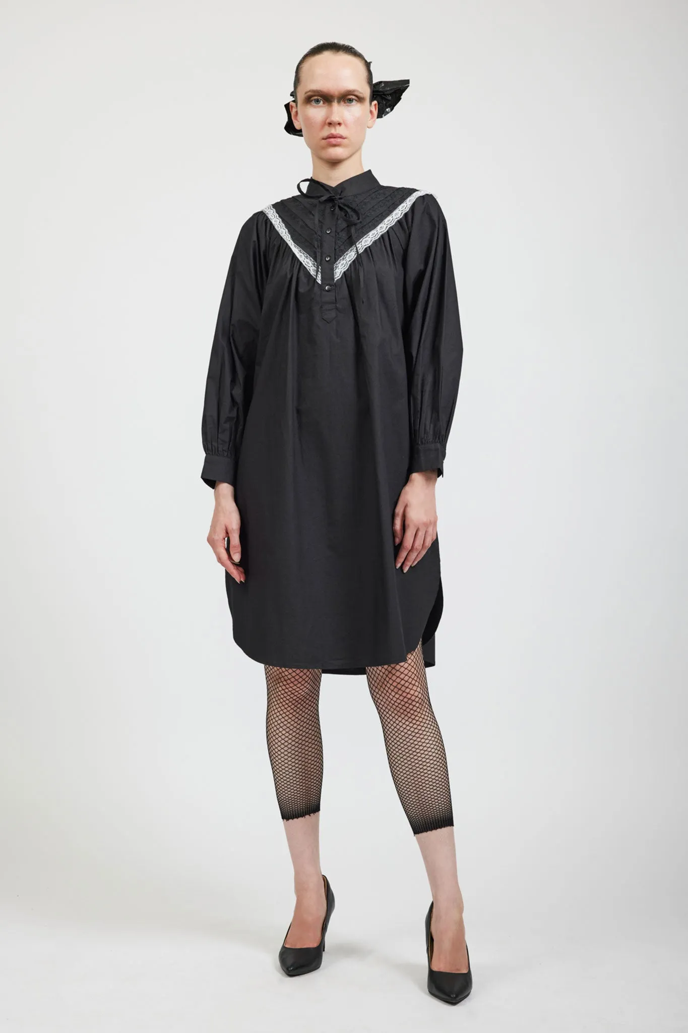 Landry Lace Dress in Black sold by Batsheva product image thumbnail 3