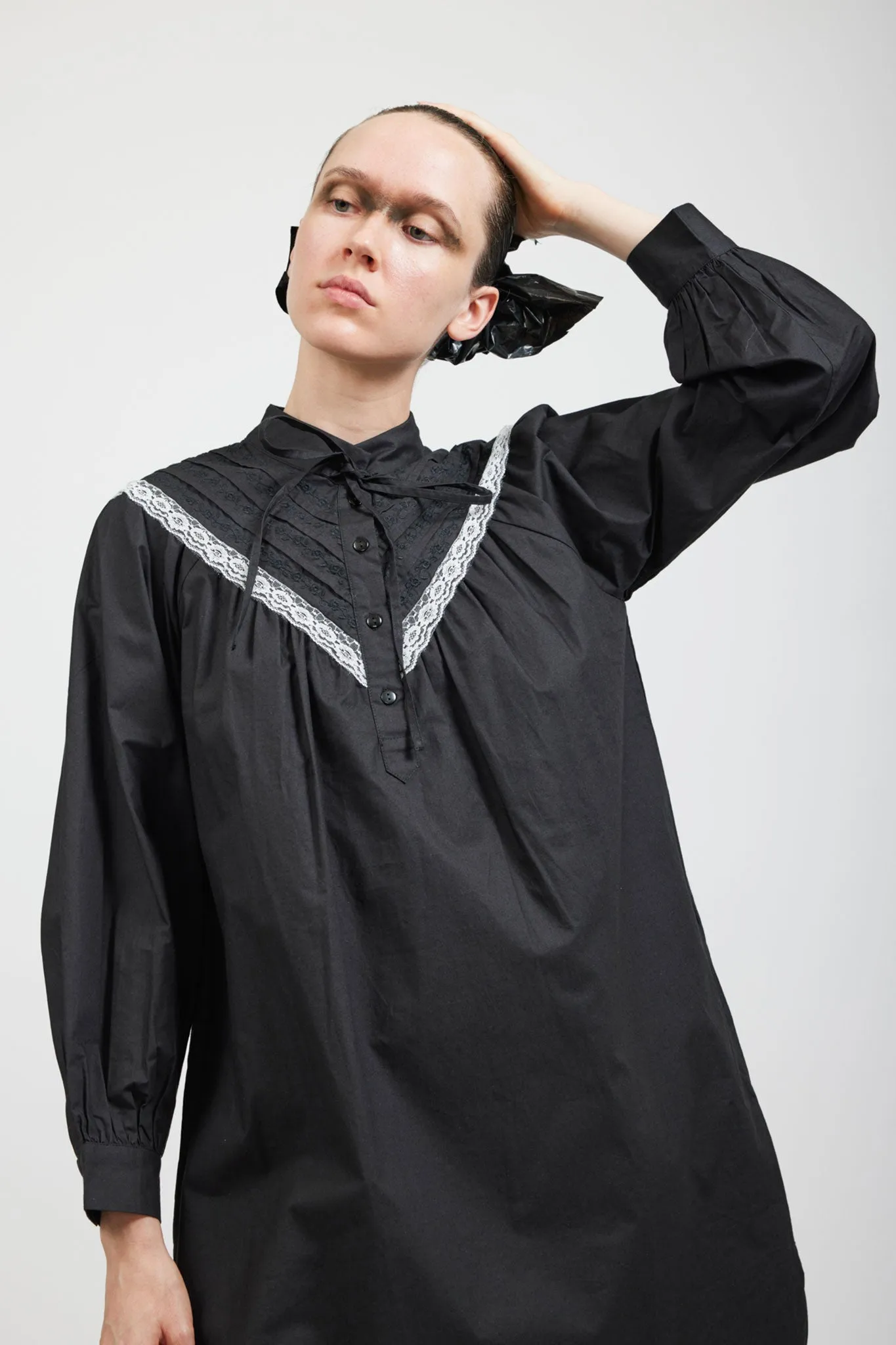 Landry Lace Dress in Black sold by Batsheva product image thumbnail 2