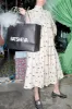 Smock Dress in Ecru Embroidered Poplin sold by Batsheva