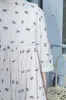 Smock Dress in Ecru Embroidered Poplin sold by Batsheva