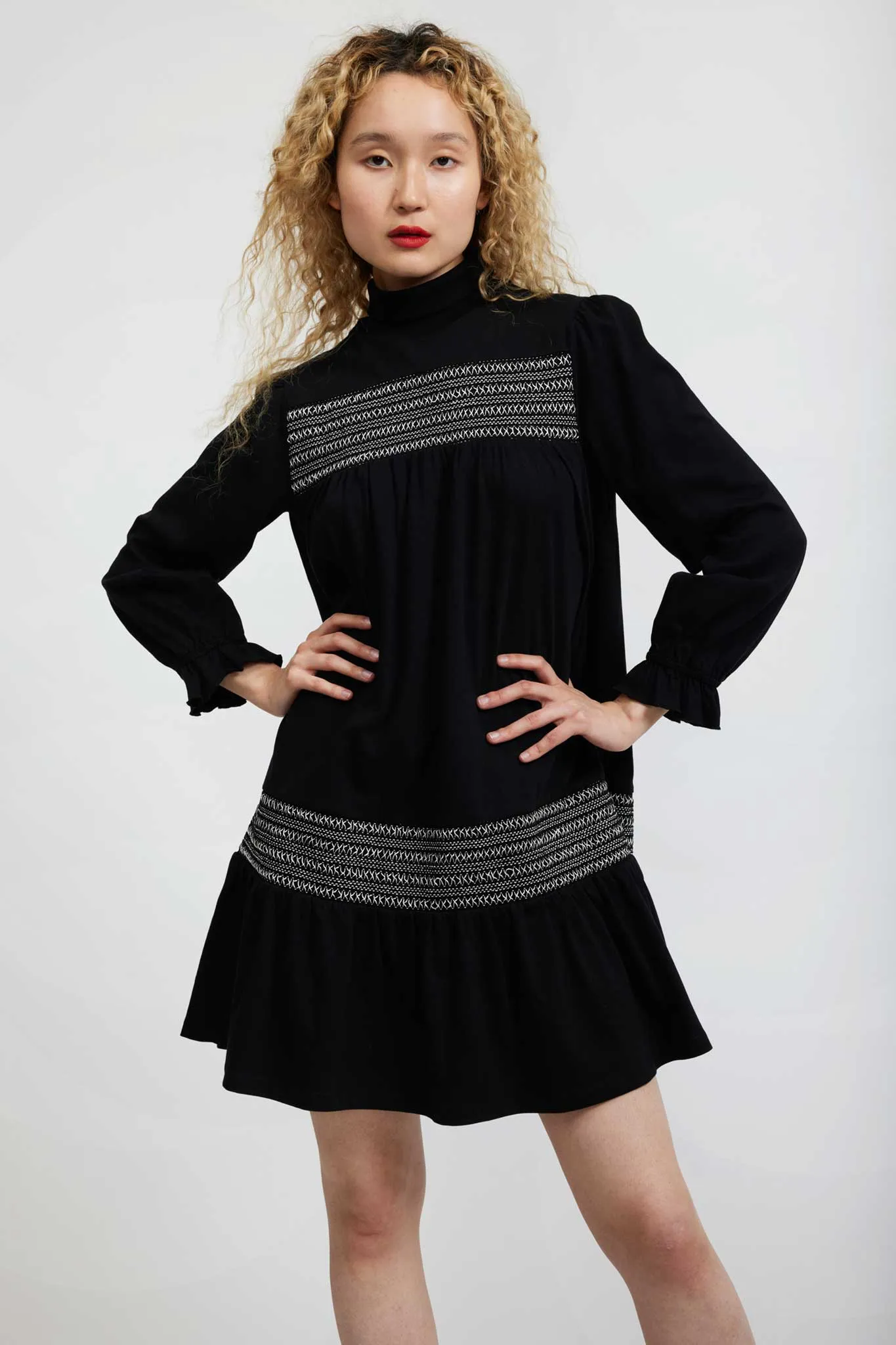 Frankie Dress in Black sold by Batsheva