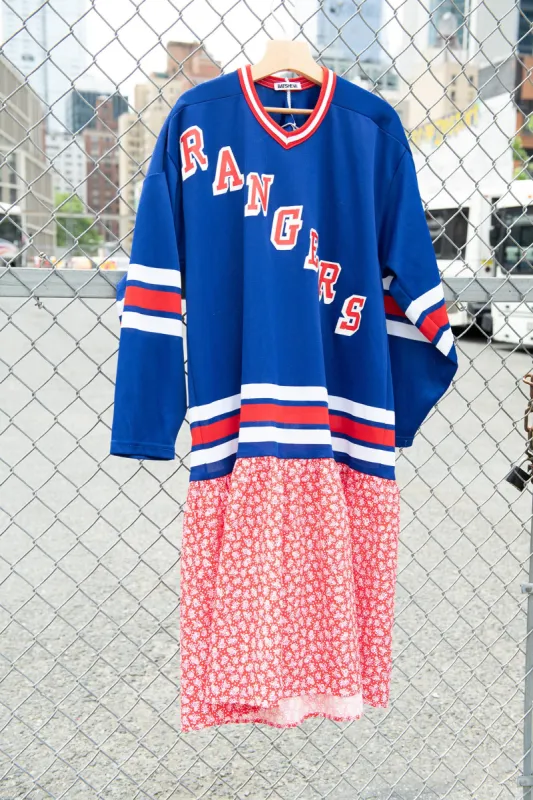 One-of-a-Kind Vintage Rangers Jersey Dress made by Batsheva