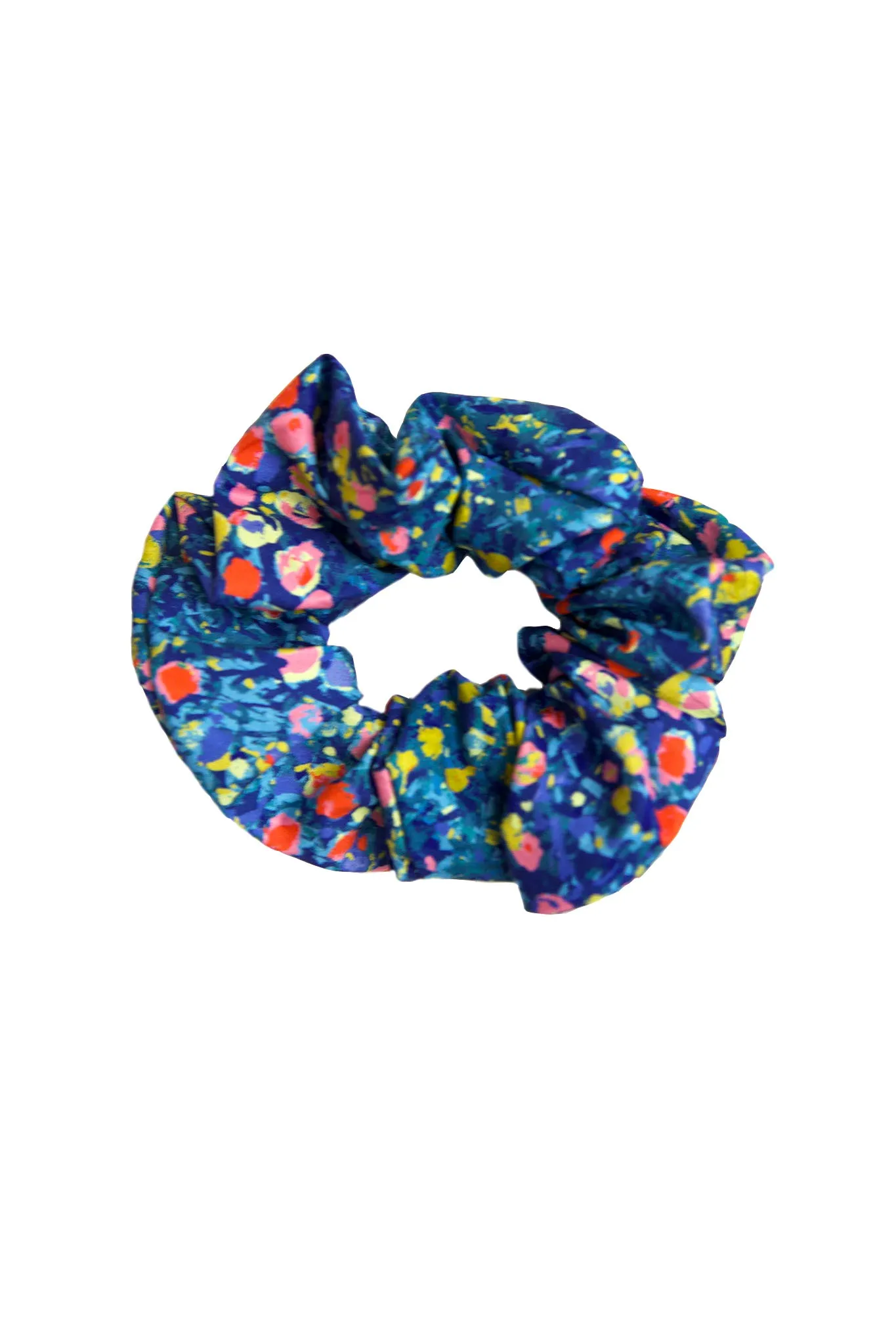 Scrunchie in Blue Floral sold by Batsheva