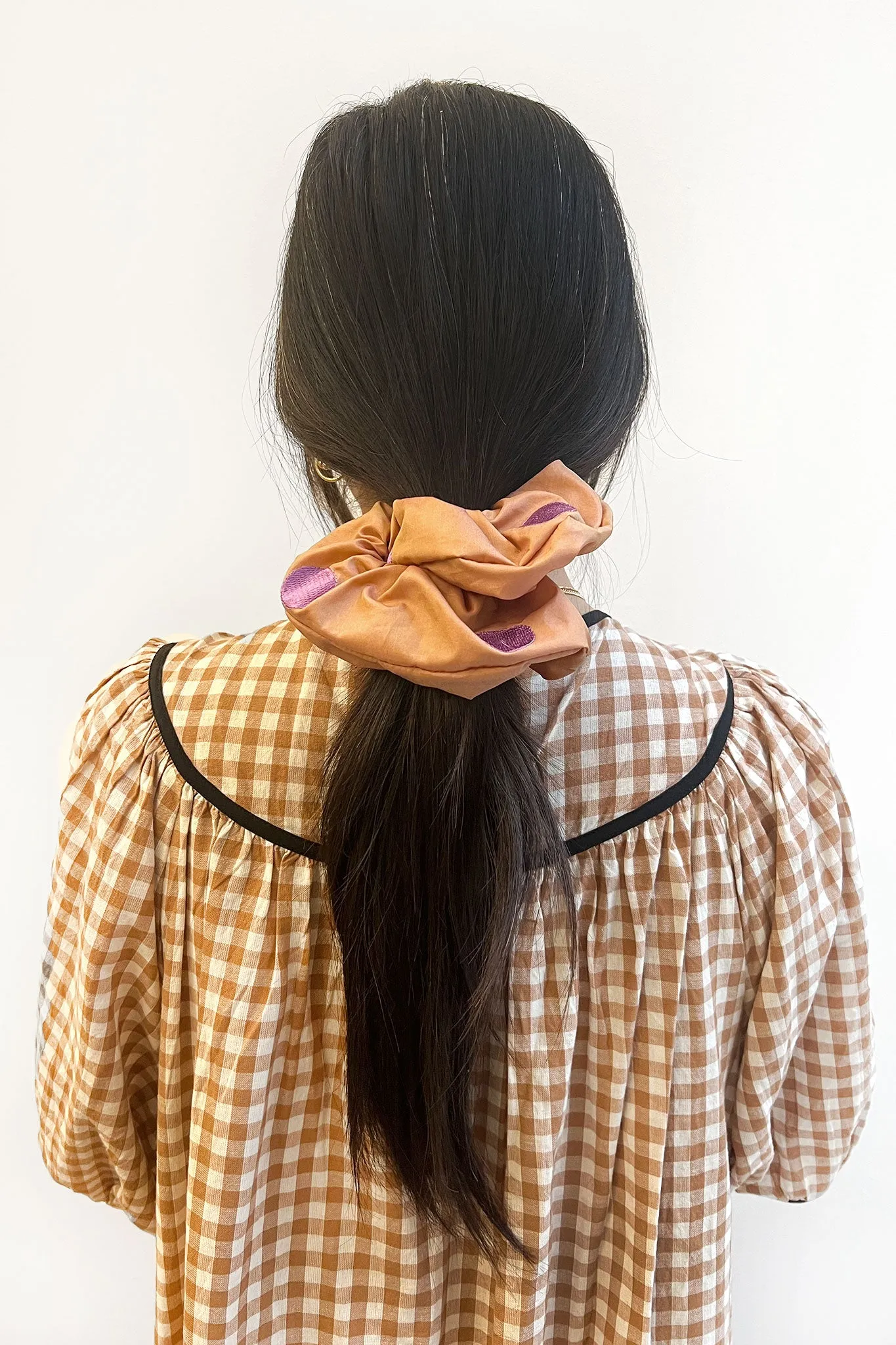 Scrunchie in Dotted Silk sold by Batsheva product image thumbnail 5