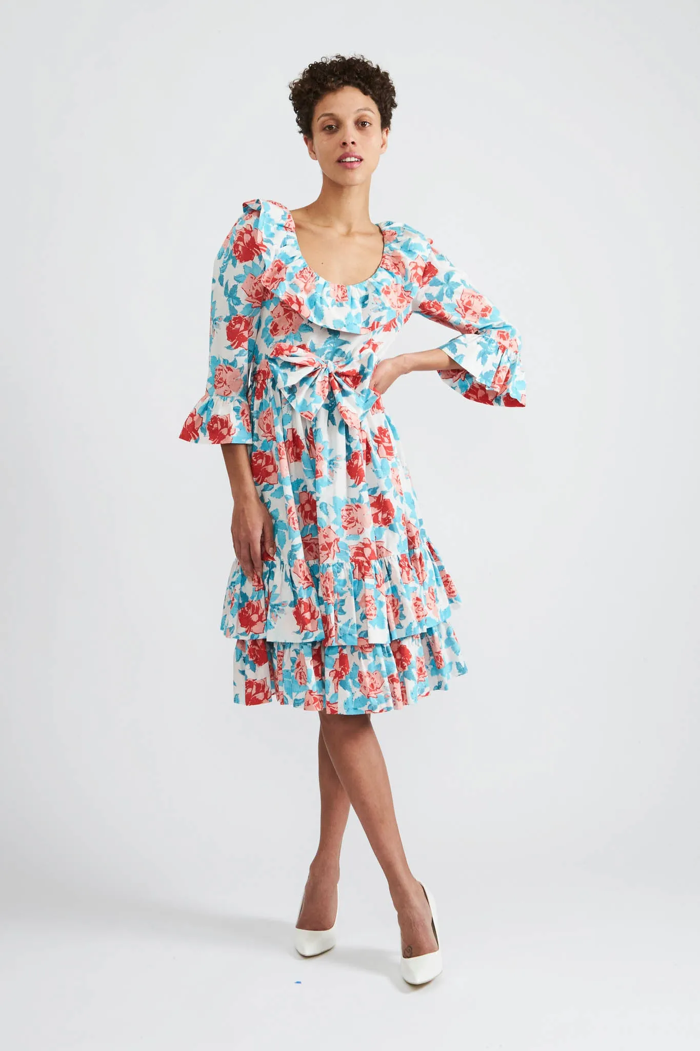 Patty Dress in Painted Rose sold by Batsheva