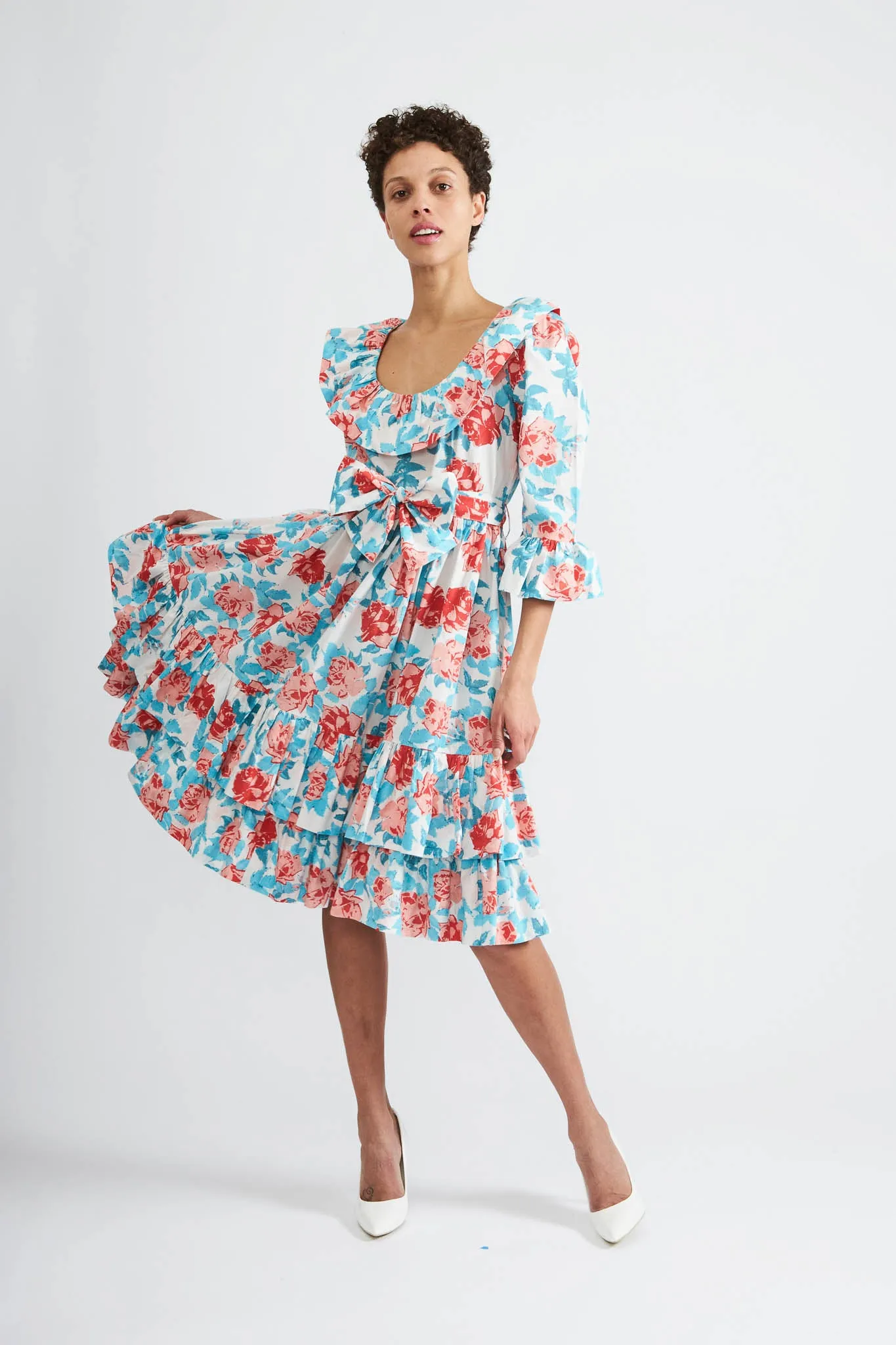 Patty Dress in Painted Rose sold by Batsheva product image thumbnail 2