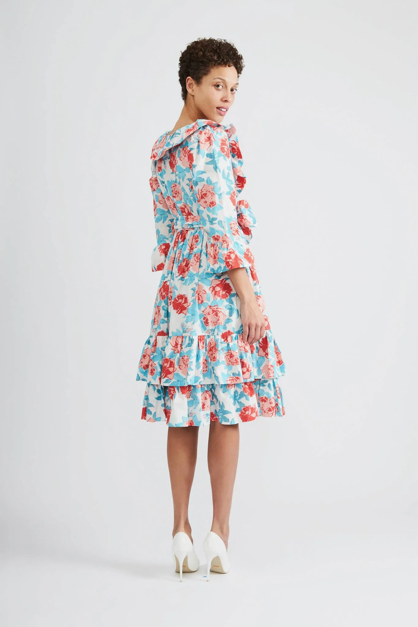 Patty Dress in Painted Rose sold by Batsheva product image thumbnail 3