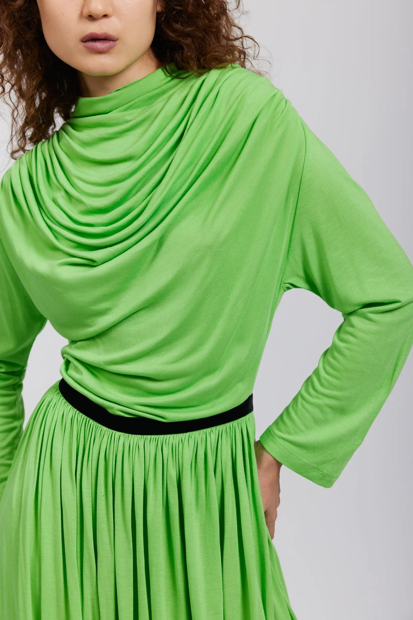 River Dress in Lime sold by Batsheva product image thumbnail 5