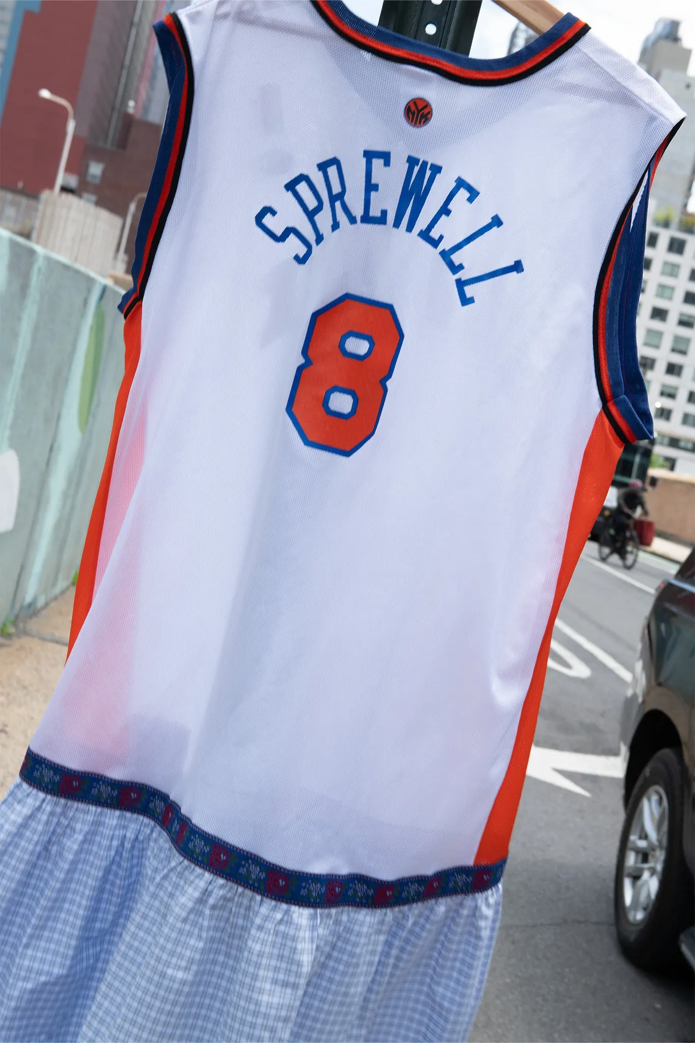 One-of-a-Kind Vintage Knicks Sprewell Jersey Dress sold by Batsheva product image thumbnail 4