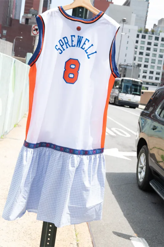 One-of-a-Kind Vintage Knicks Sprewell Jersey Dress sold by Batsheva