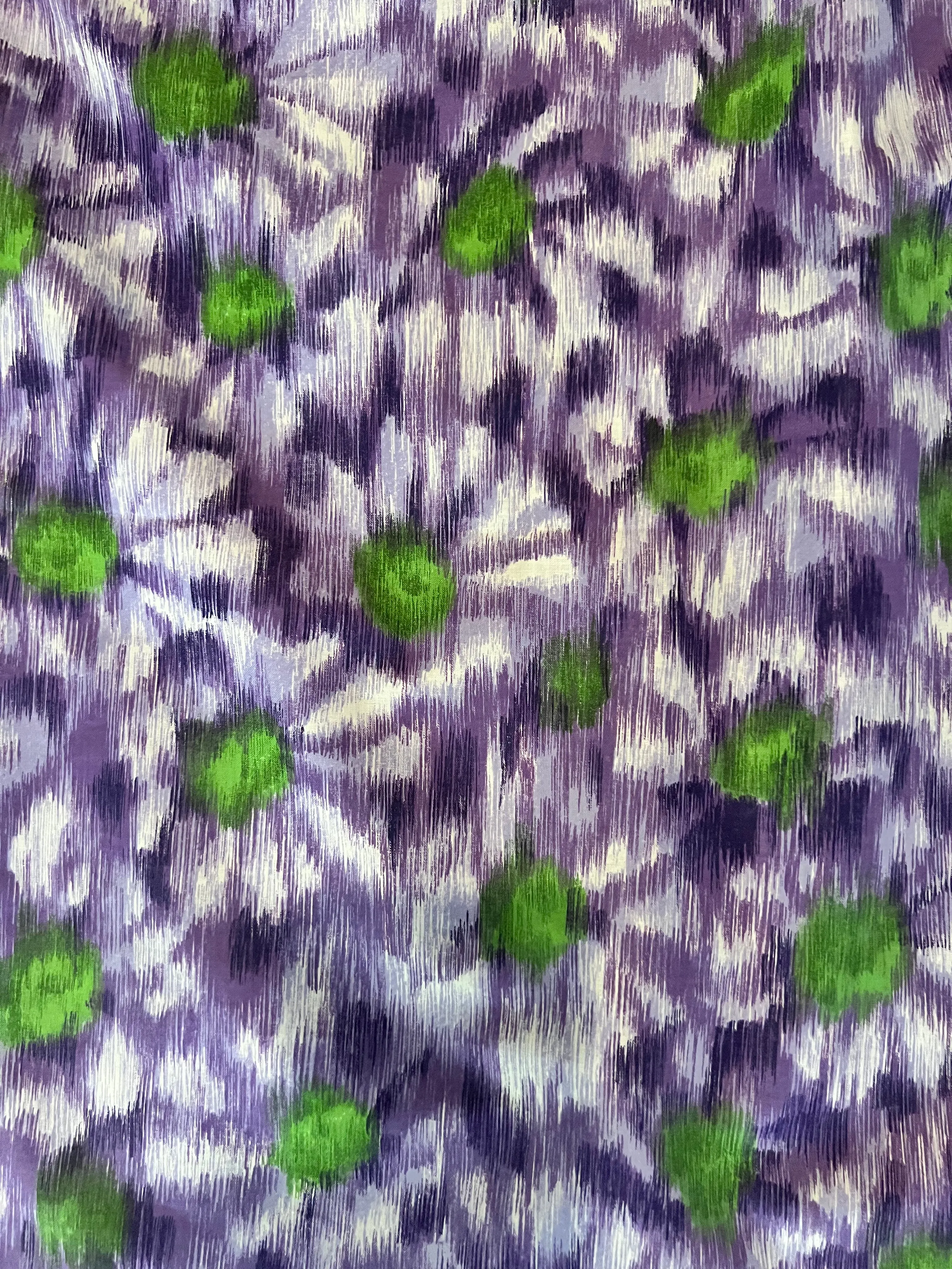 Pencil Skirt in Vintage 1980's Purple Floral sold by Batsheva product image thumbnail 2
