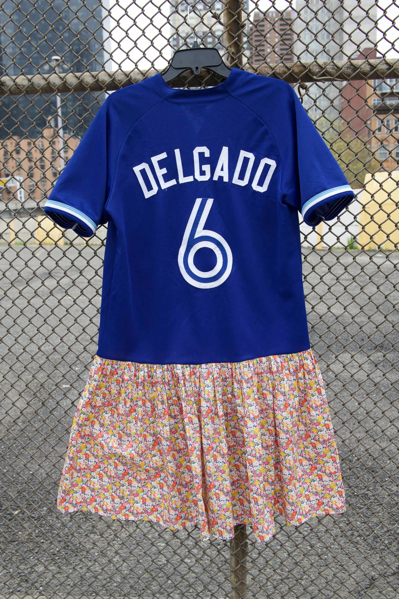 One-of-a-Kind Blue Jays Jersey Dress sold by Batsheva product image thumbnail 2