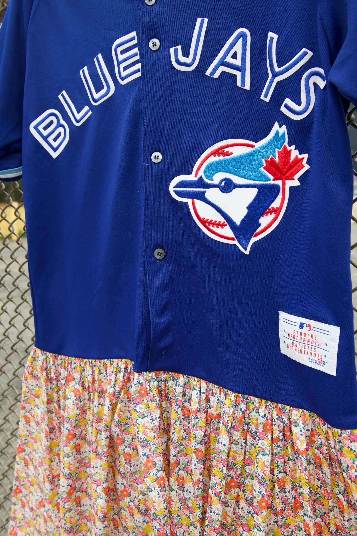 One-of-a-Kind Blue Jays Jersey Dress sold by Batsheva product image thumbnail 3
