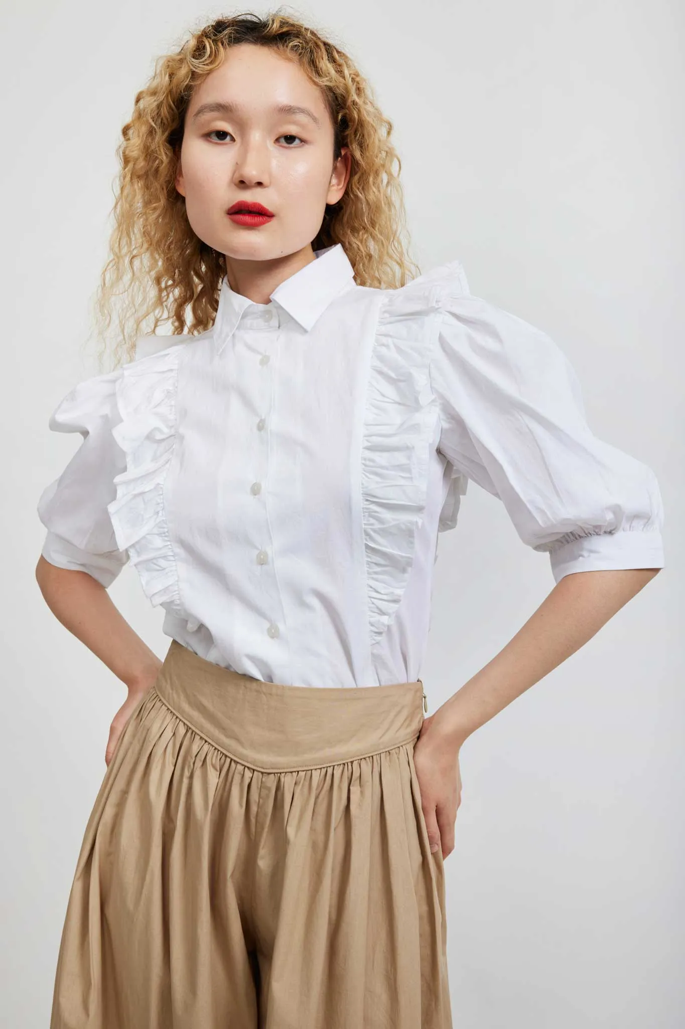 Moon Blouse in White sold by Batsheva product image thumbnail 5