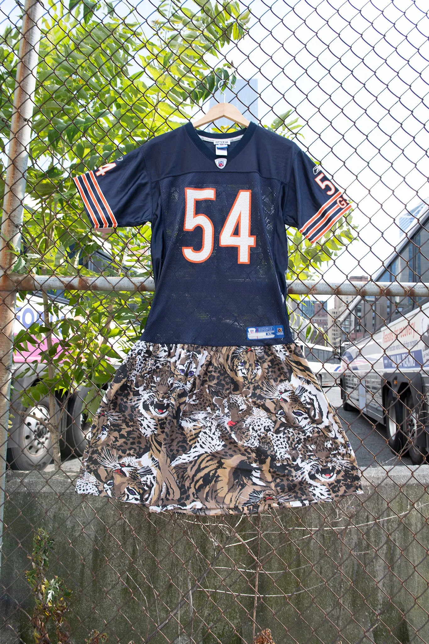 One-of-a-Kind Vintage Chicago Bears Jersey Dress sold by Batsheva product image thumbnail 2