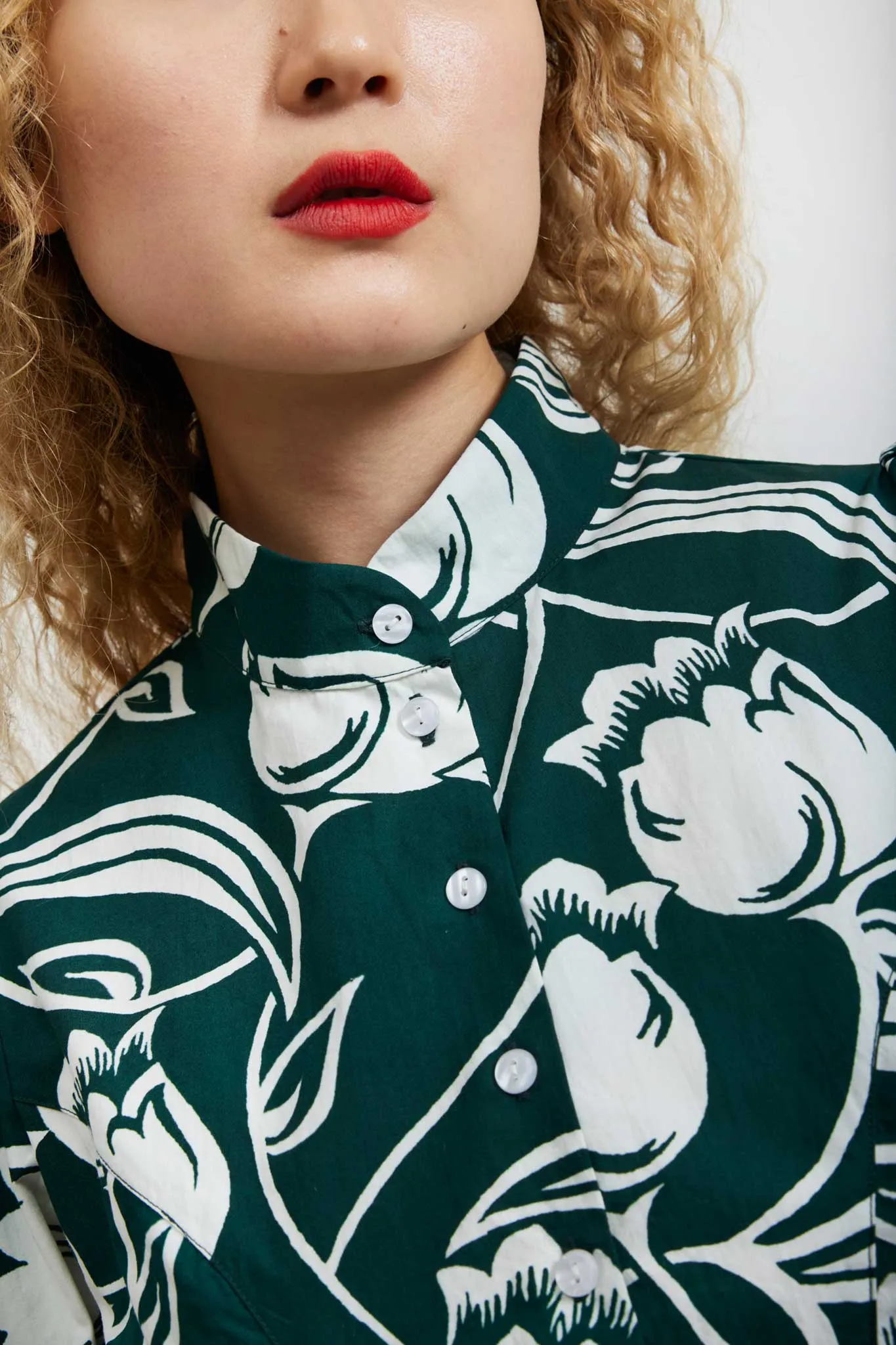 Grace Blouse in Forest Tulip sold by Batsheva product image thumbnail 5