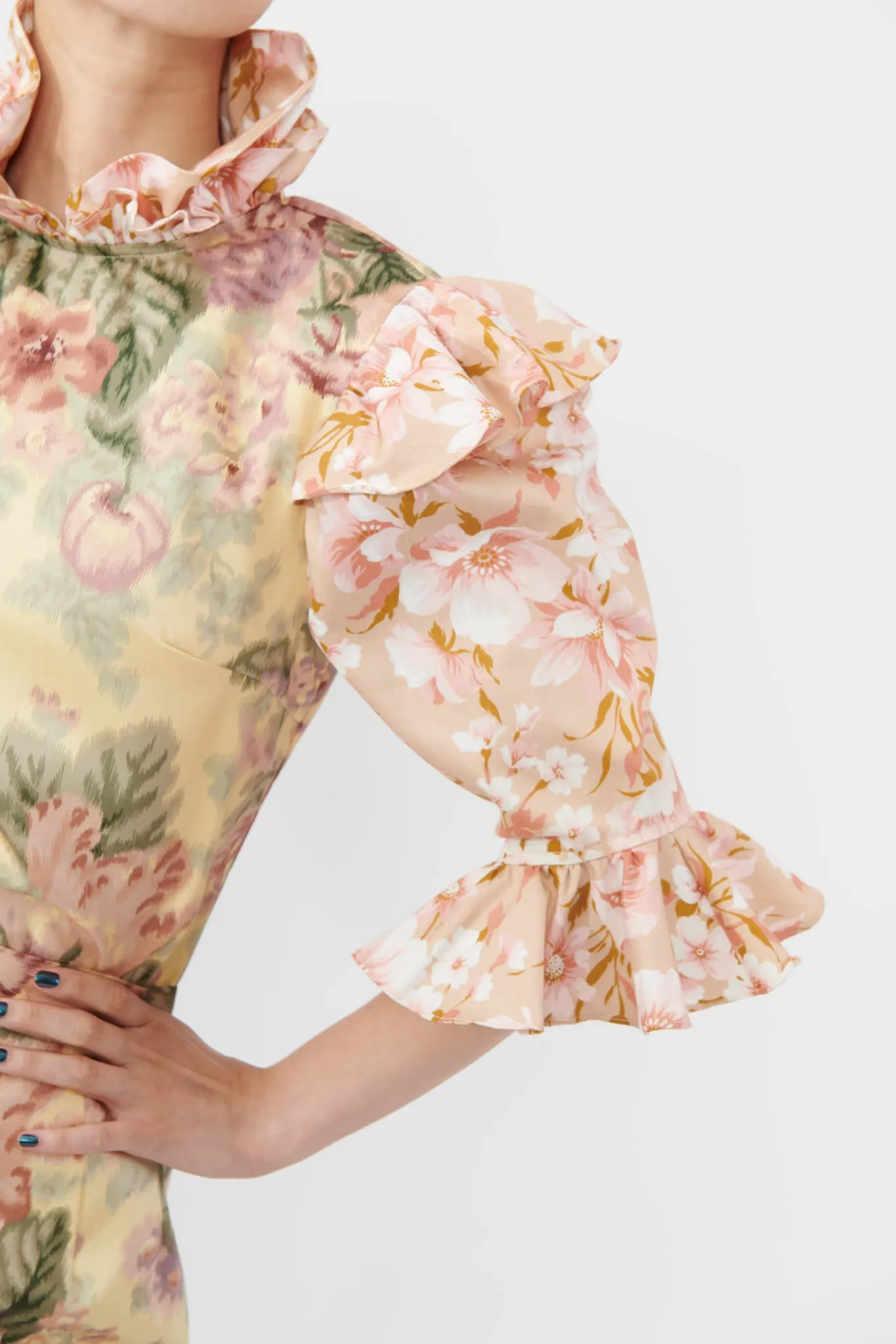 Antoinette Blouse in Vintage Vintage Floral Combo sold by Batsheva product image thumbnail 5