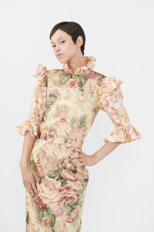 Antoinette Blouse in Vintage Vintage Floral Combo sold by Batsheva