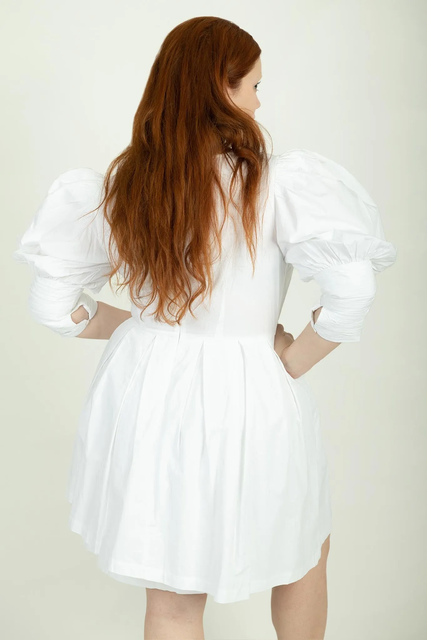 Sample Sale Izra Dress in White Cotton sold by Batsheva product image thumbnail 4