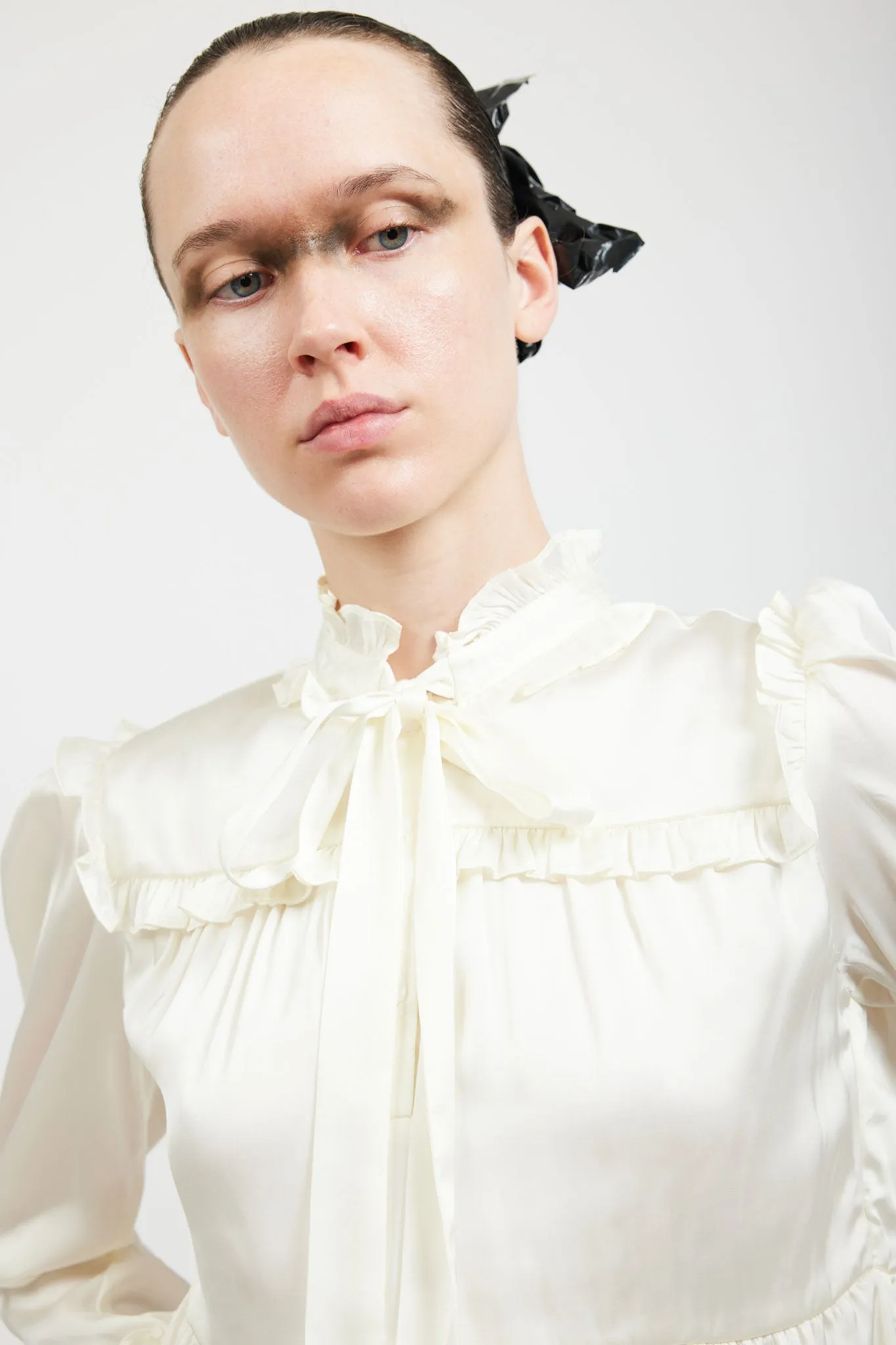 Mina Dress in Cream Satin sold by Batsheva product image thumbnail 4