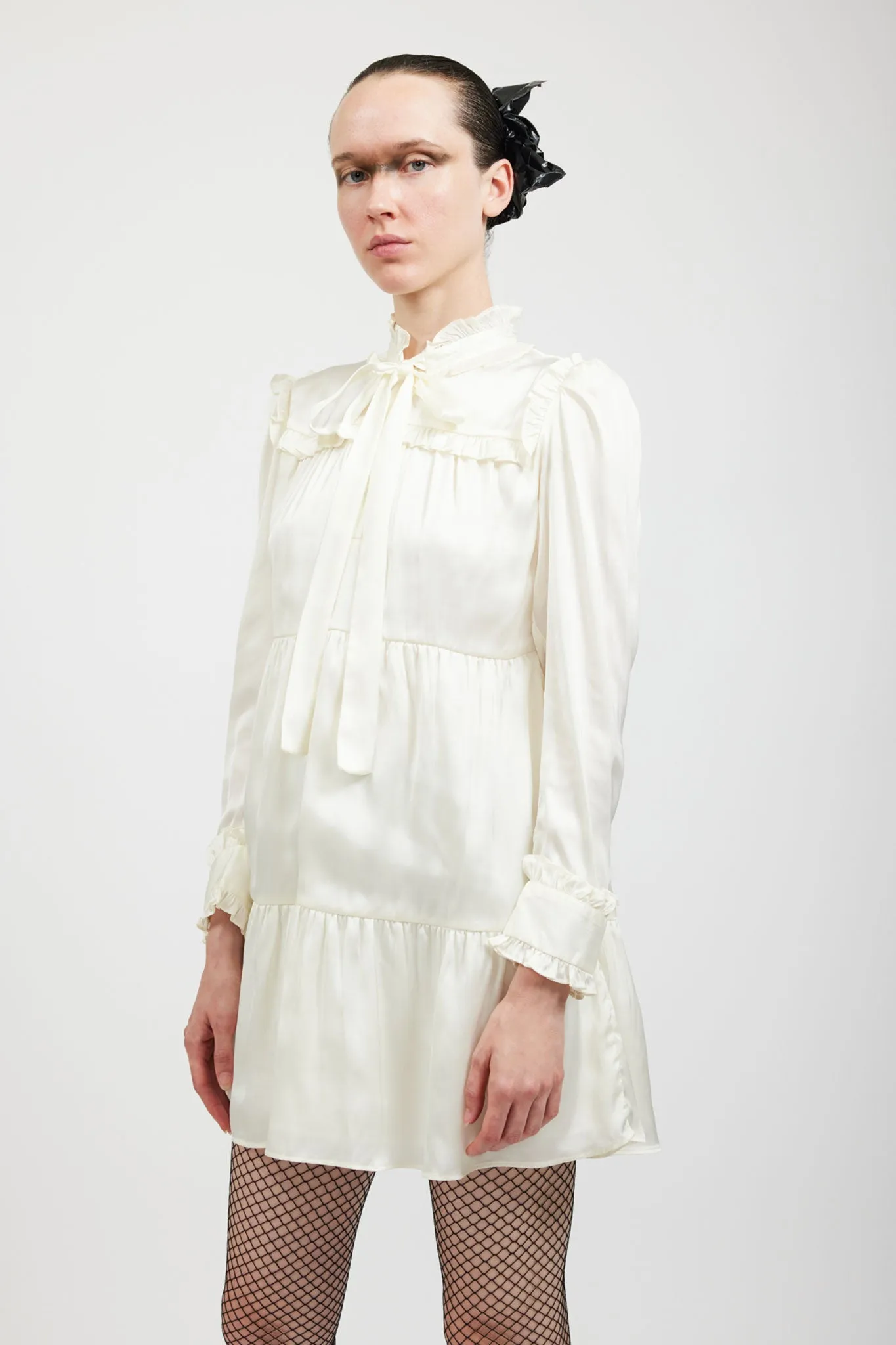 Mina Dress in Cream Satin sold by Batsheva product image thumbnail 5