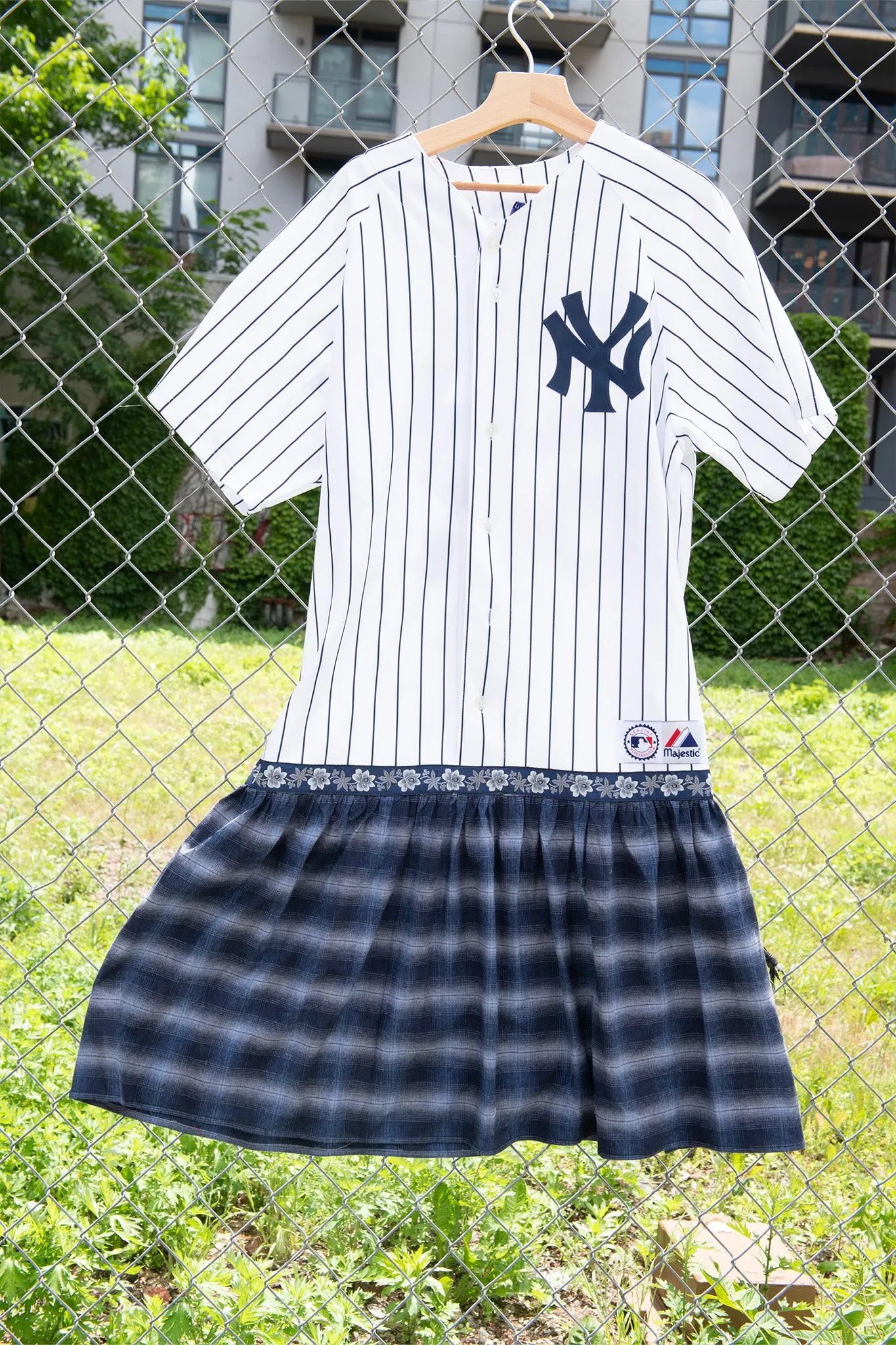 One-of-a-Kind Vintage Yankees Jersey Dress sold by Batsheva