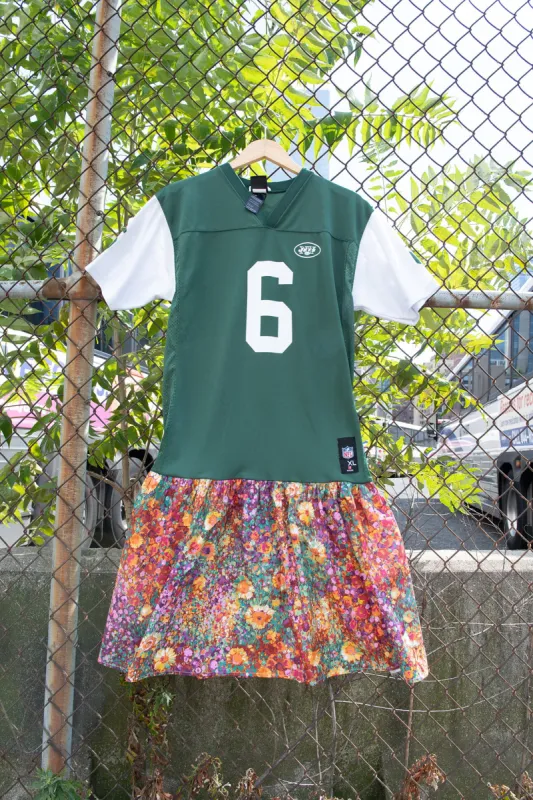 One-of-a-Kind Vintage NY Jets Jersey Dress sold by Batsheva