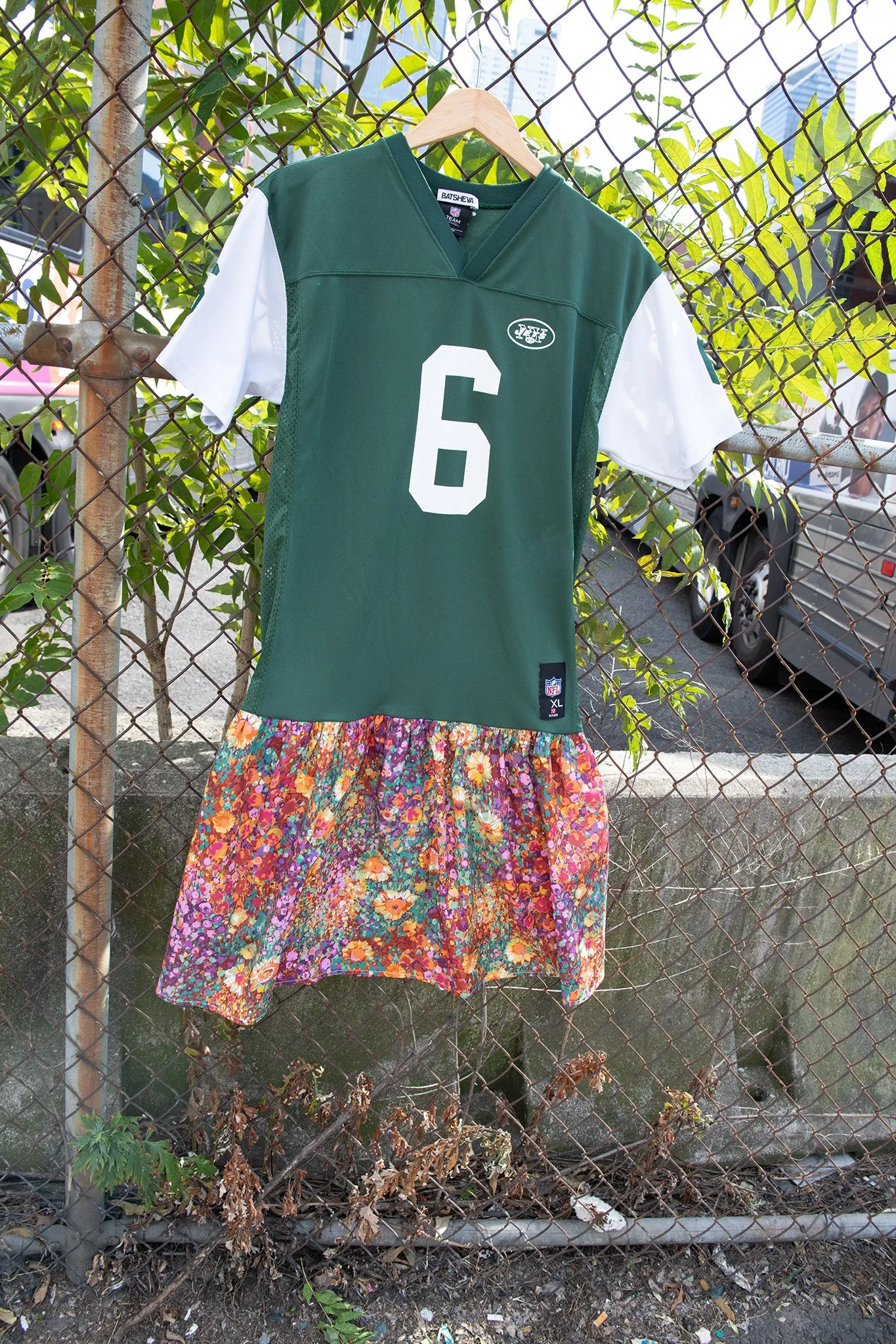 One-of-a-Kind Vintage NY Jets Jersey Dress sold by Batsheva product image thumbnail 2